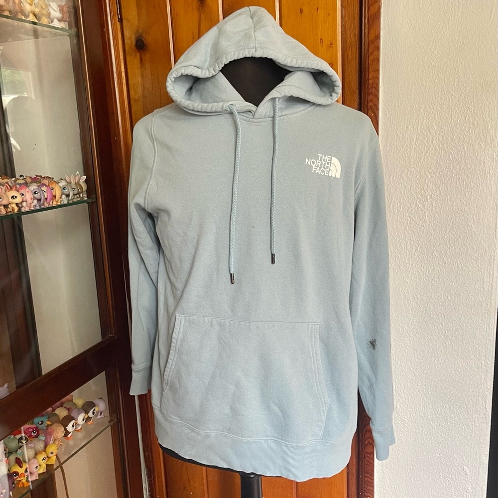 The North Face Baby Blue Women’s Hoodie Size L-XL
